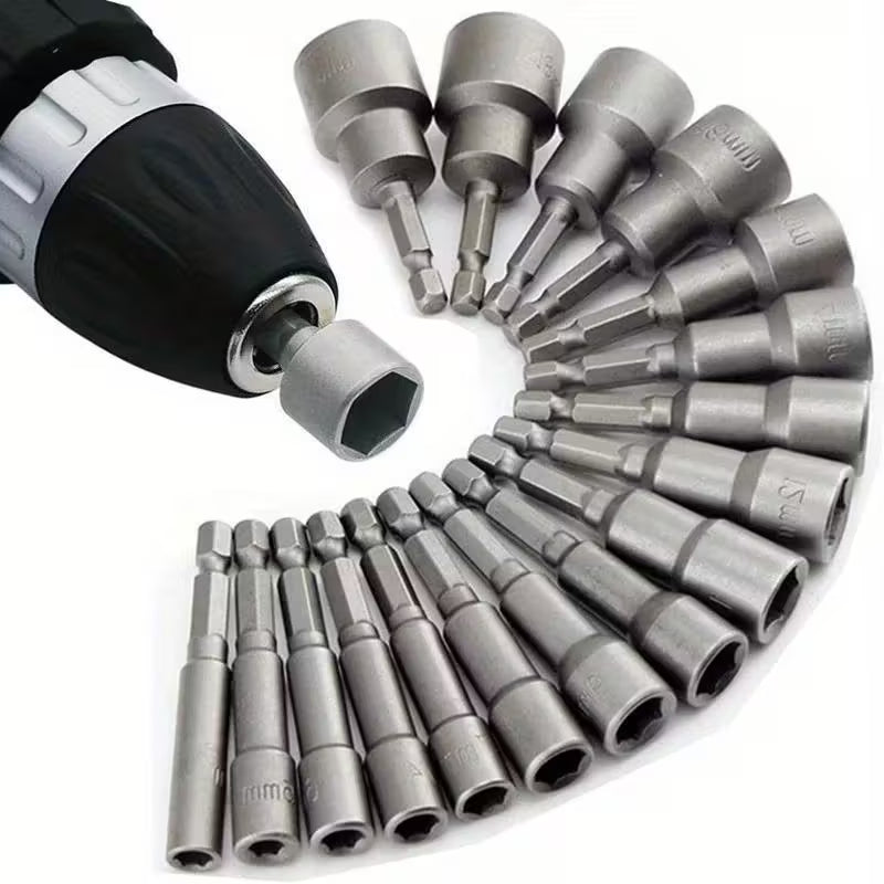 Set de 14 piese pentru șurubelnițe și burghie